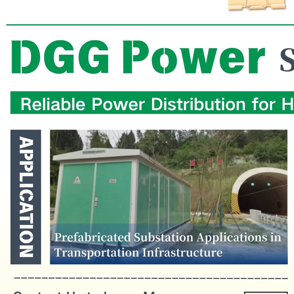 Stromversorgungsl&ouml;sungen f&uuml;r Autobahntunnel | Vorgefertigte Umspannwerke von DGG Power